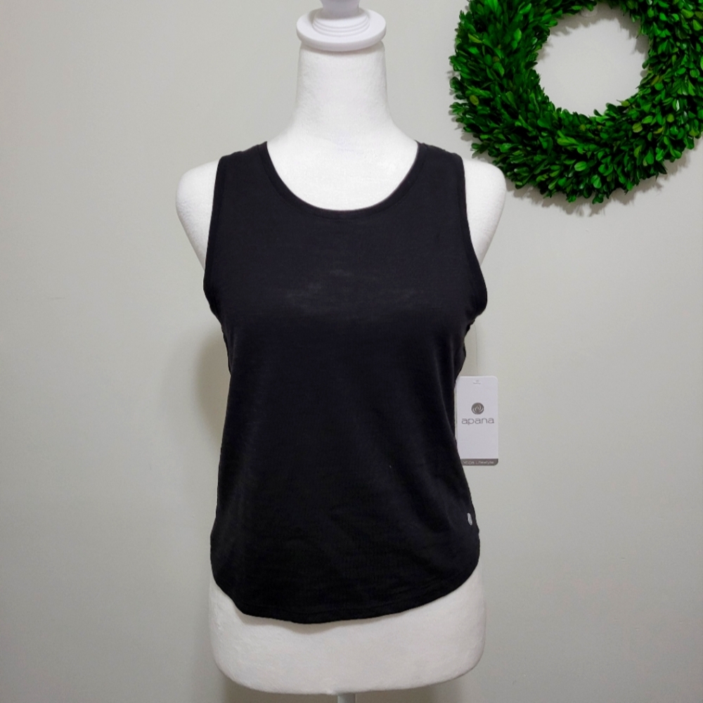 Apana Women's Black Tank Top